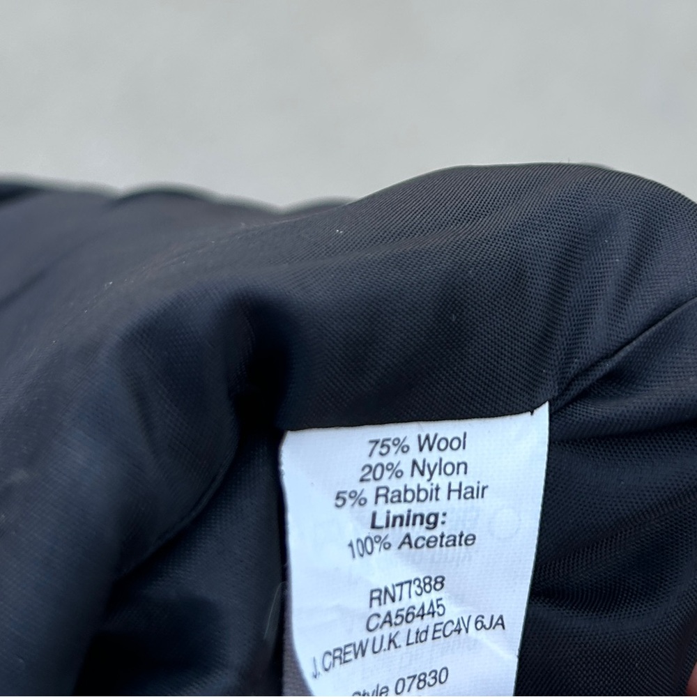 Madewell Curator Wool Long Gray Coat Finely Crafted Women Size XS - Picture 12 of 12